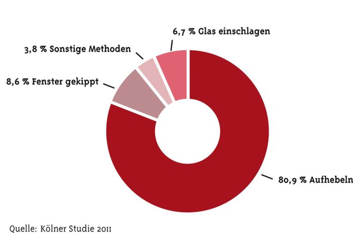 Statistik - Einbrüche im Haus